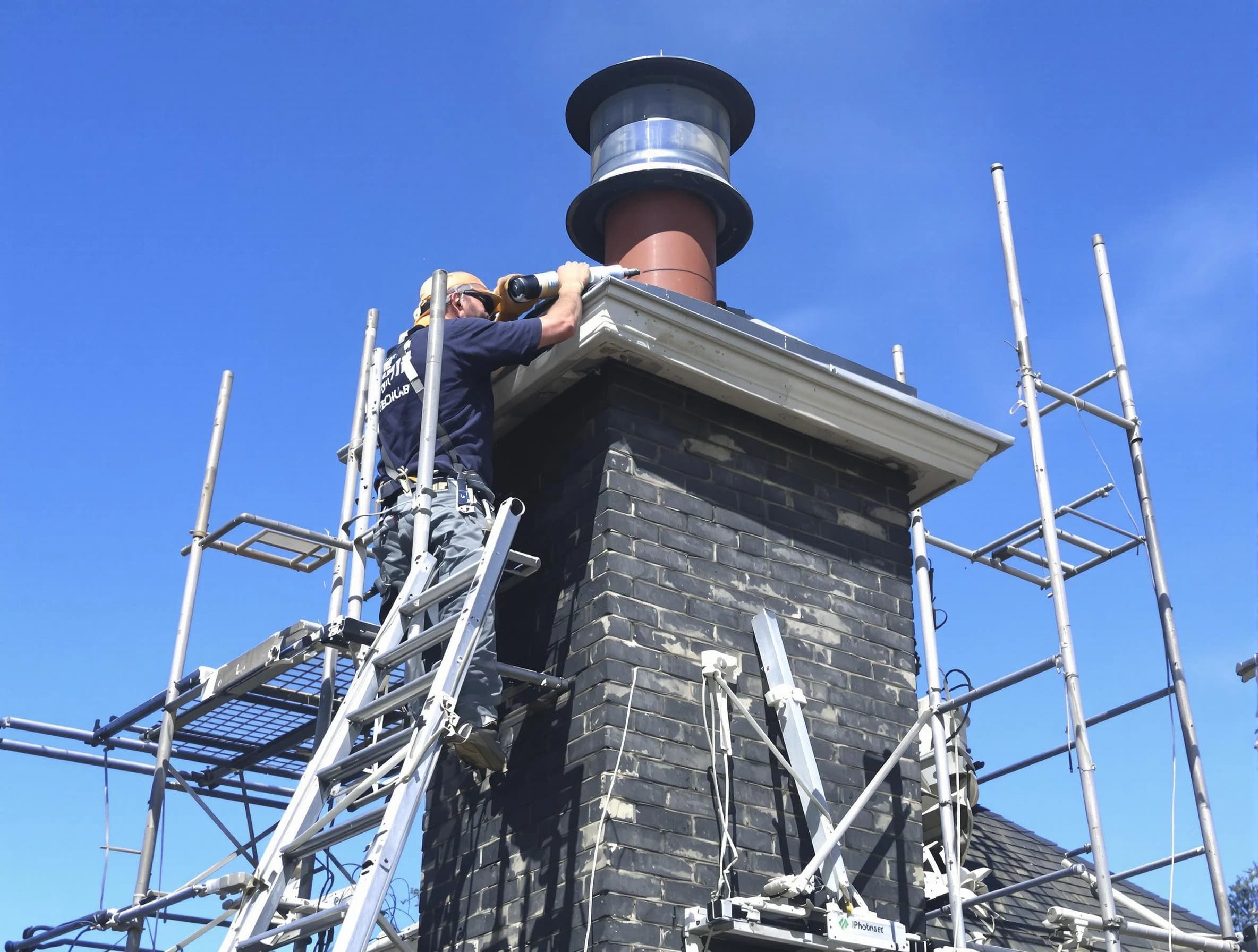 Sturdy chimney crown finished by Plum Chimney Sweep in Plum, PA