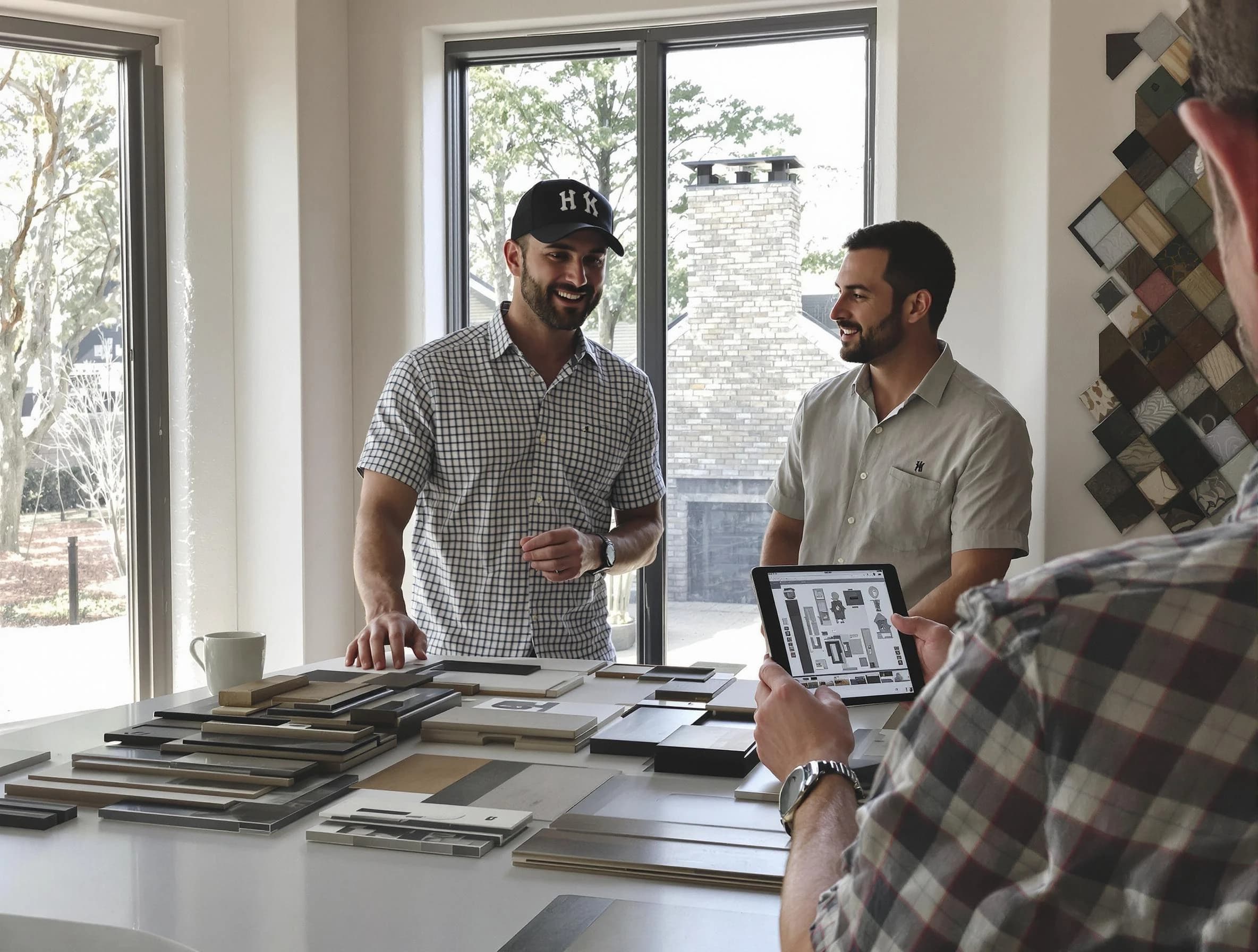 Plum Chimney Sweep remodeling a chimney and fireplace in Plum, PA