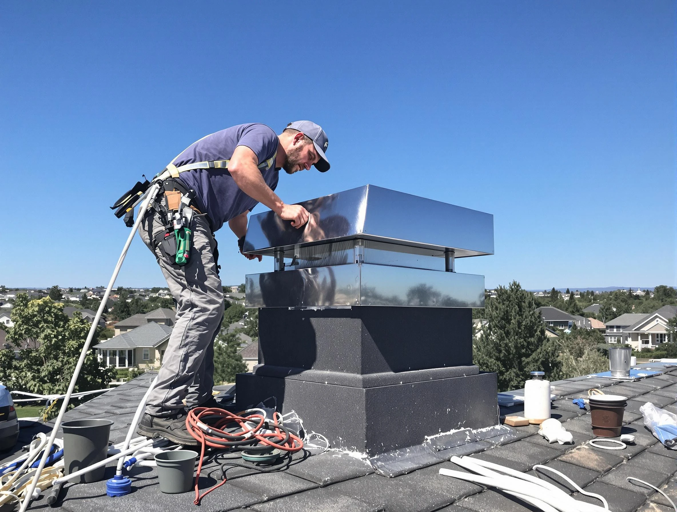 Chimney Cap Services in Plum
