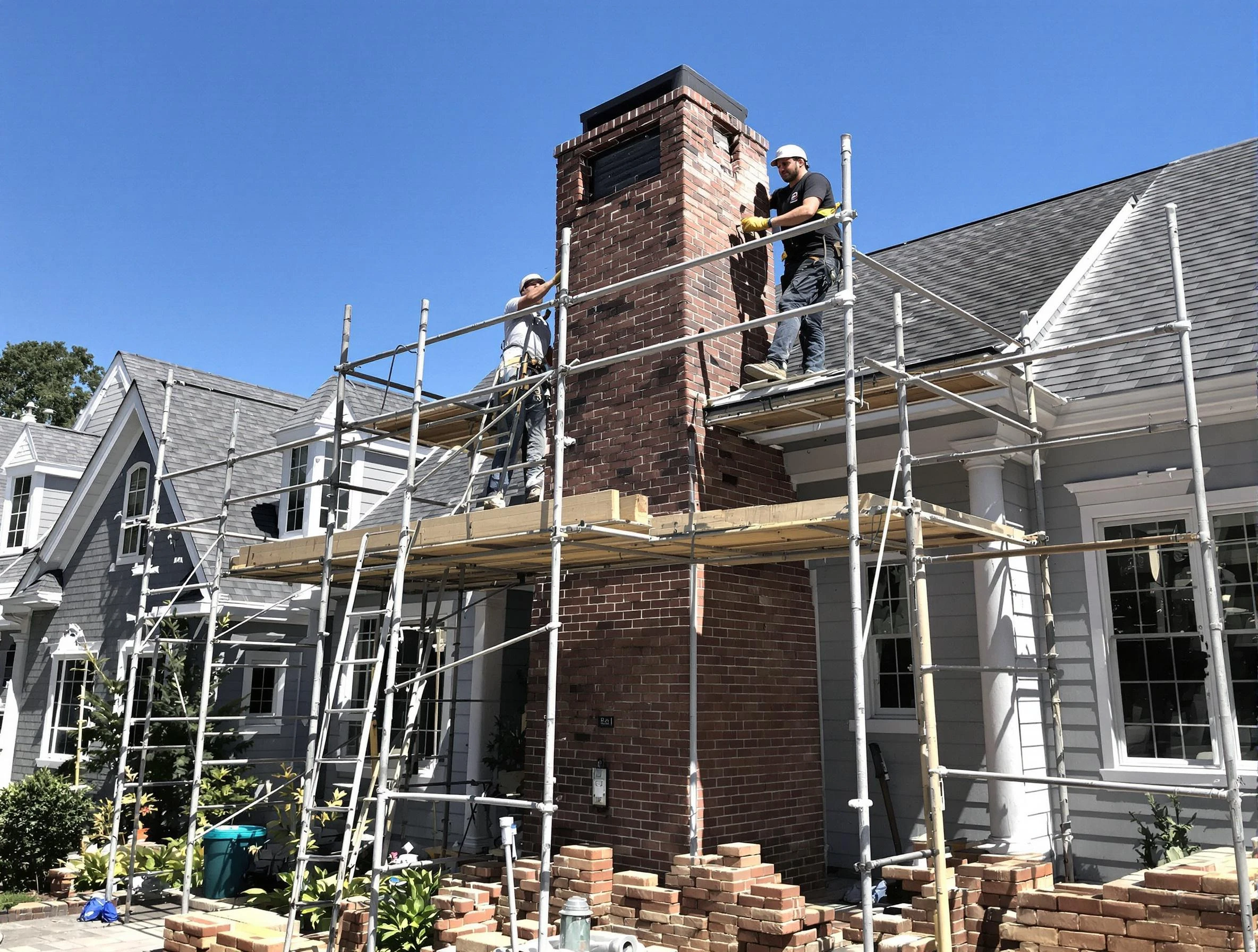 Chimney Rebuilding in Plum
