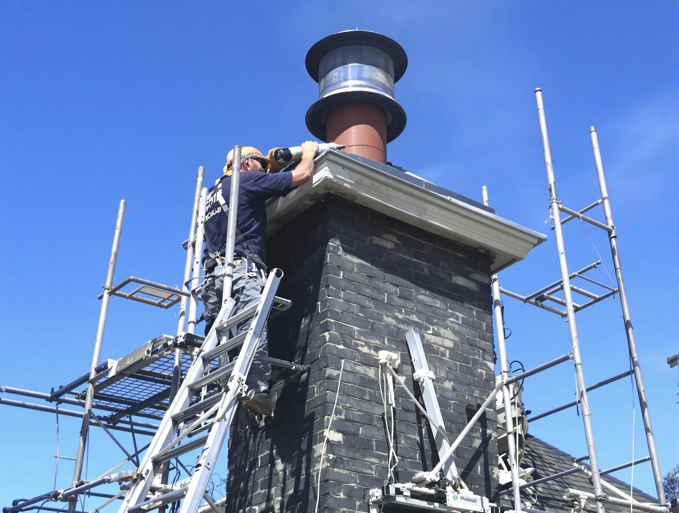 Sturdy chimney crown finished by Plum Chimney Sweep in Plum, PA