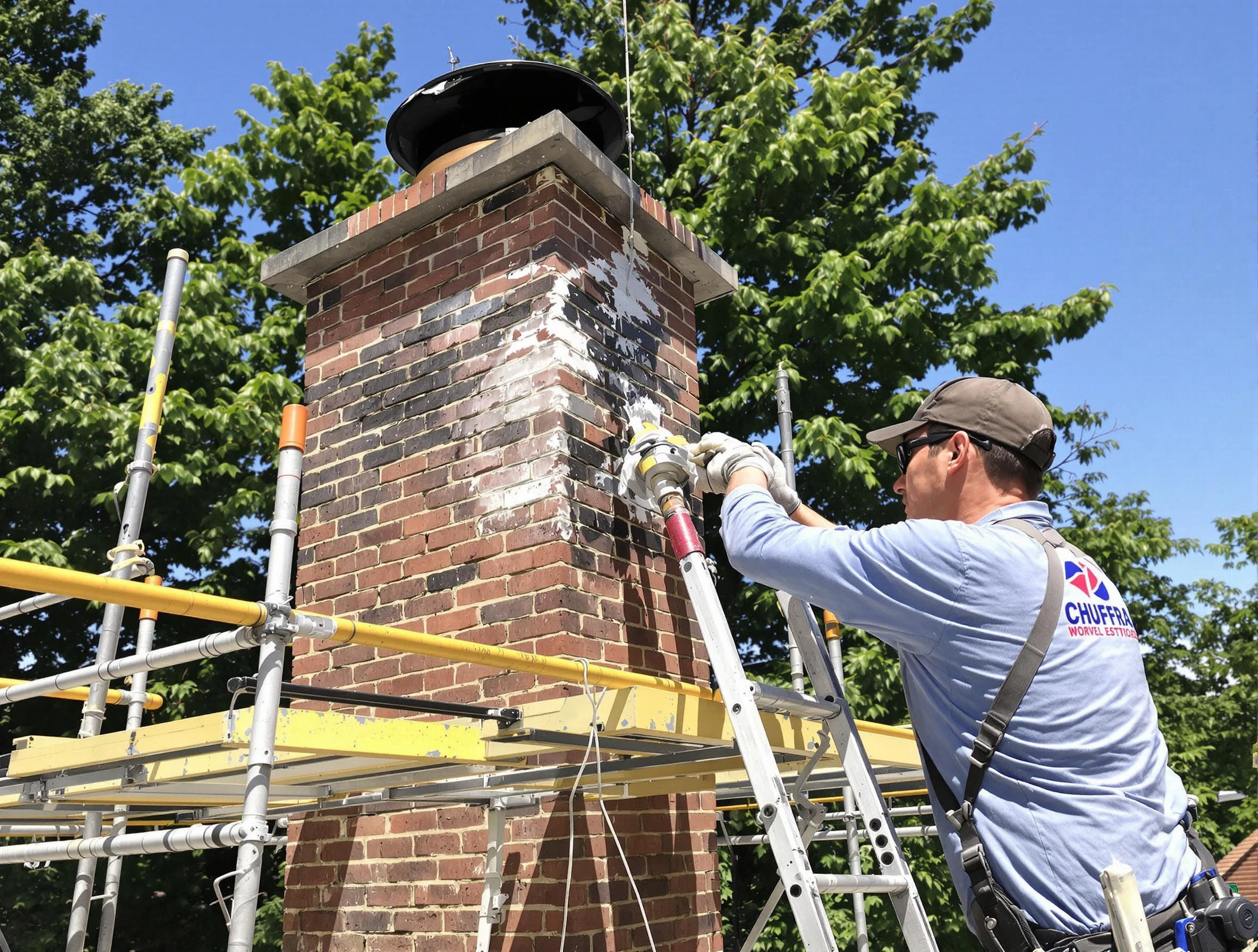 Structural chimney repair by Plum Chimney Sweep in Plum, PA