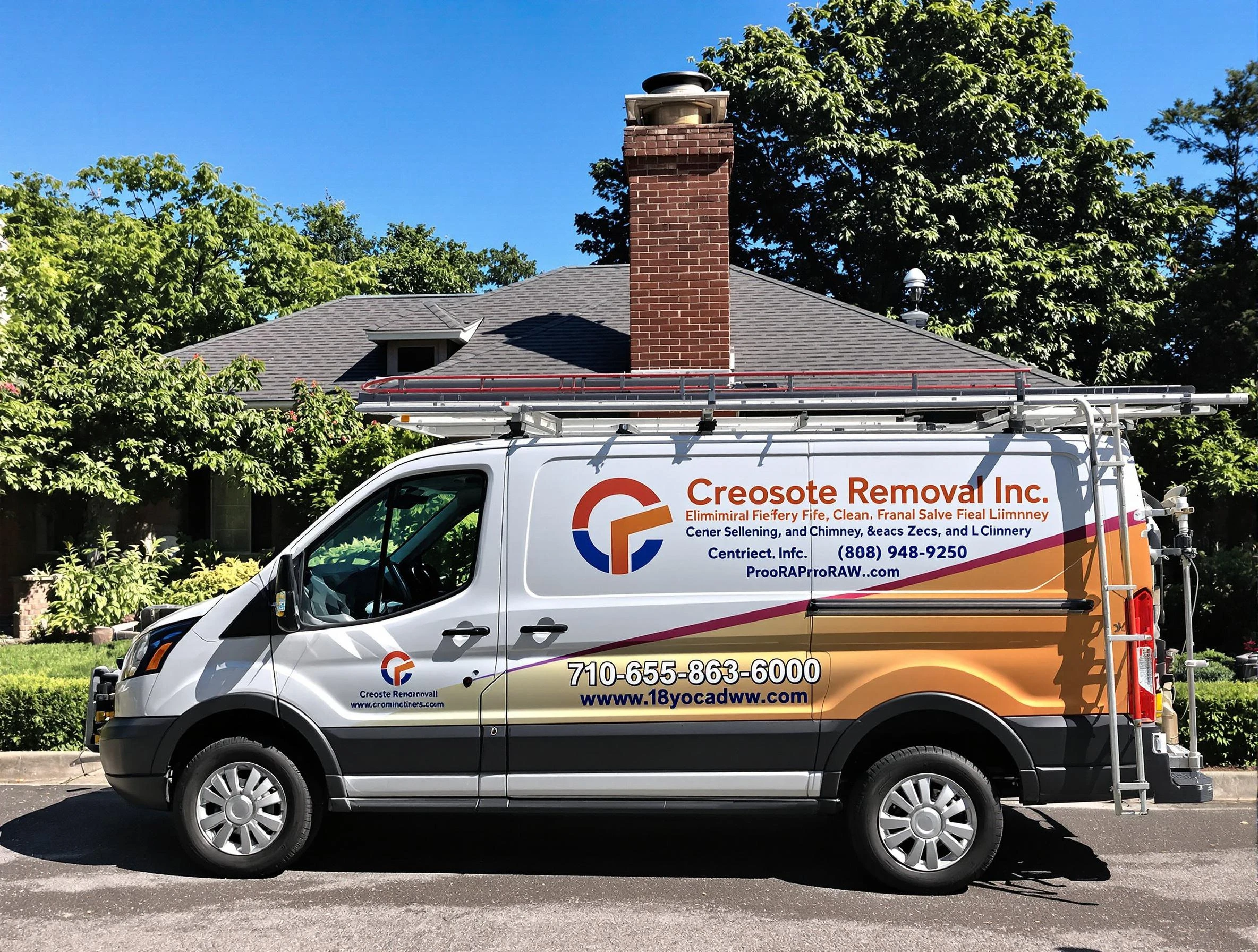 Plum Chimney Sweep technician removing creosote safely in Plum, PA